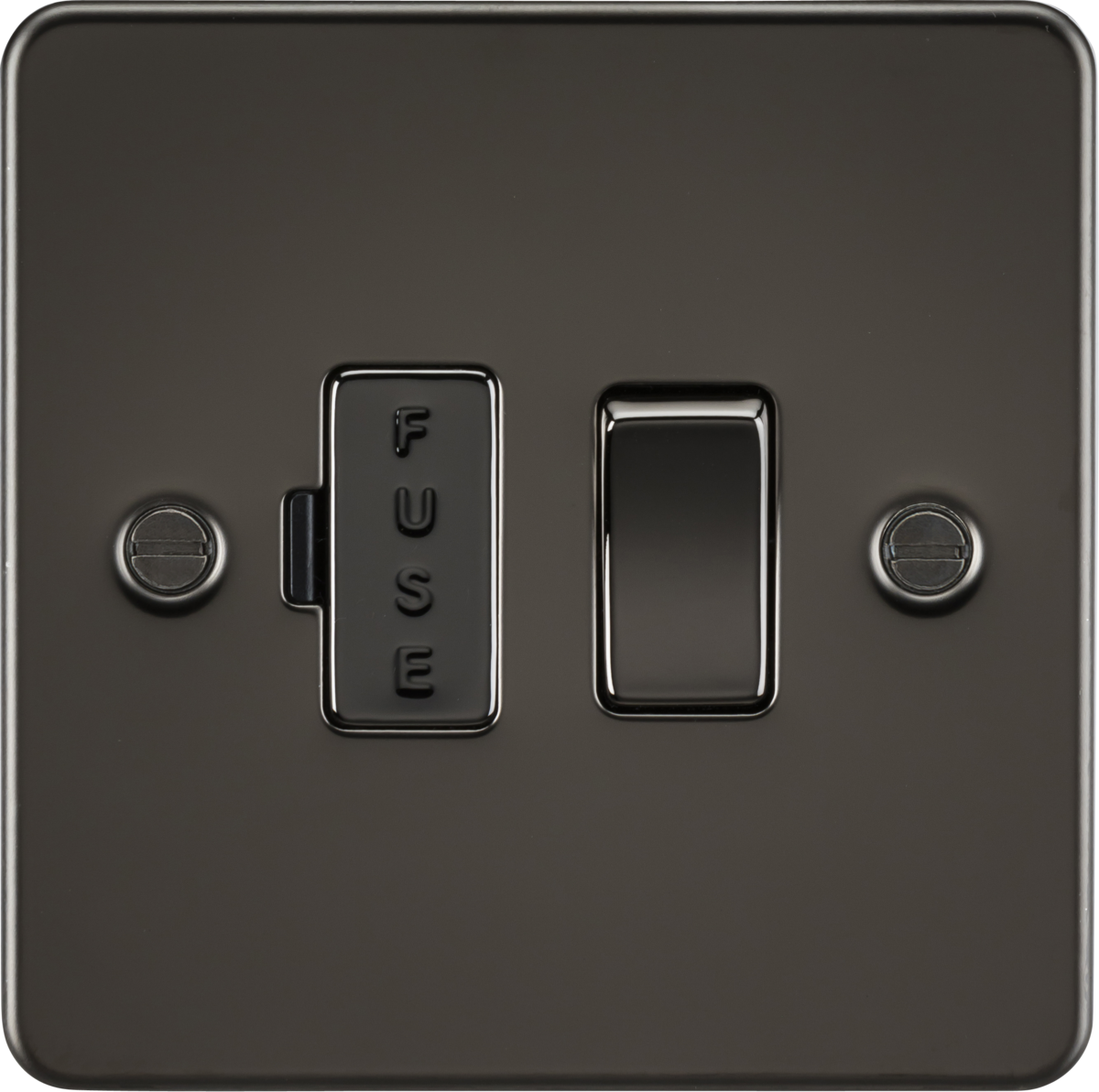 13A Switched Fused Spur Unit - Gunmetal