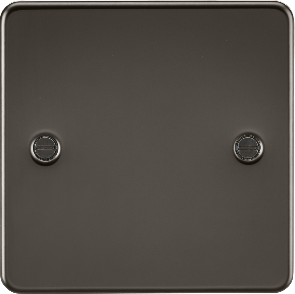 Gunmetal 1G Blanking Plate - Flat Plate Design
