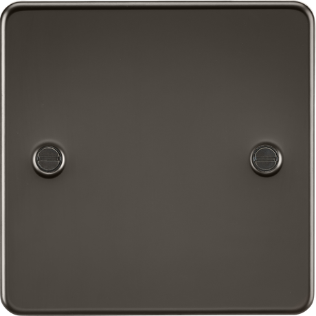 Gunmetal 1G Blanking Plate - Flat Plate Design