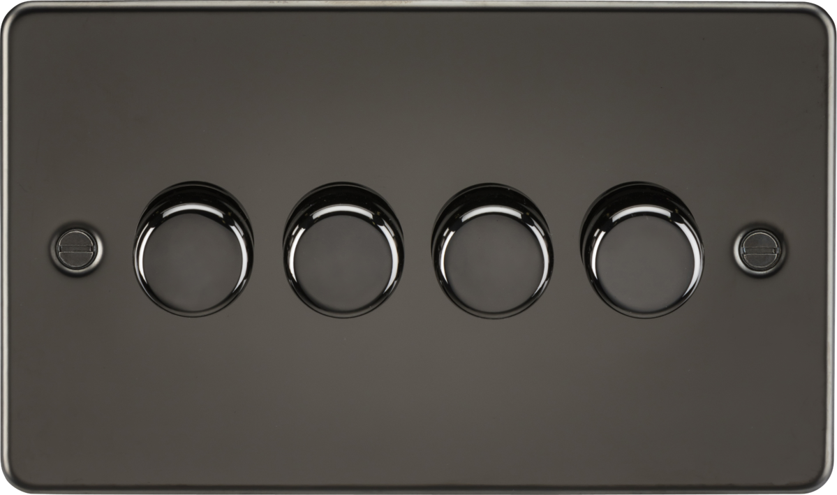 4G 2-way 60-400W Leading Edge Dimmer - Gunmetal