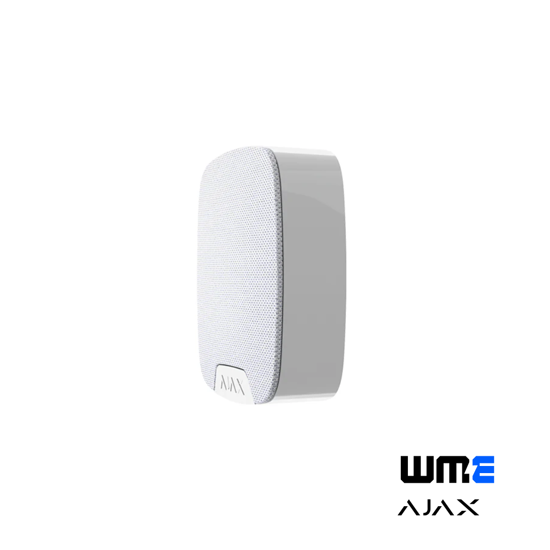 AJAX: HOMESIREN, Wireless Indoor Siren, Customisable Sound, IP50, 2000m Range, 5-Year Battery Life