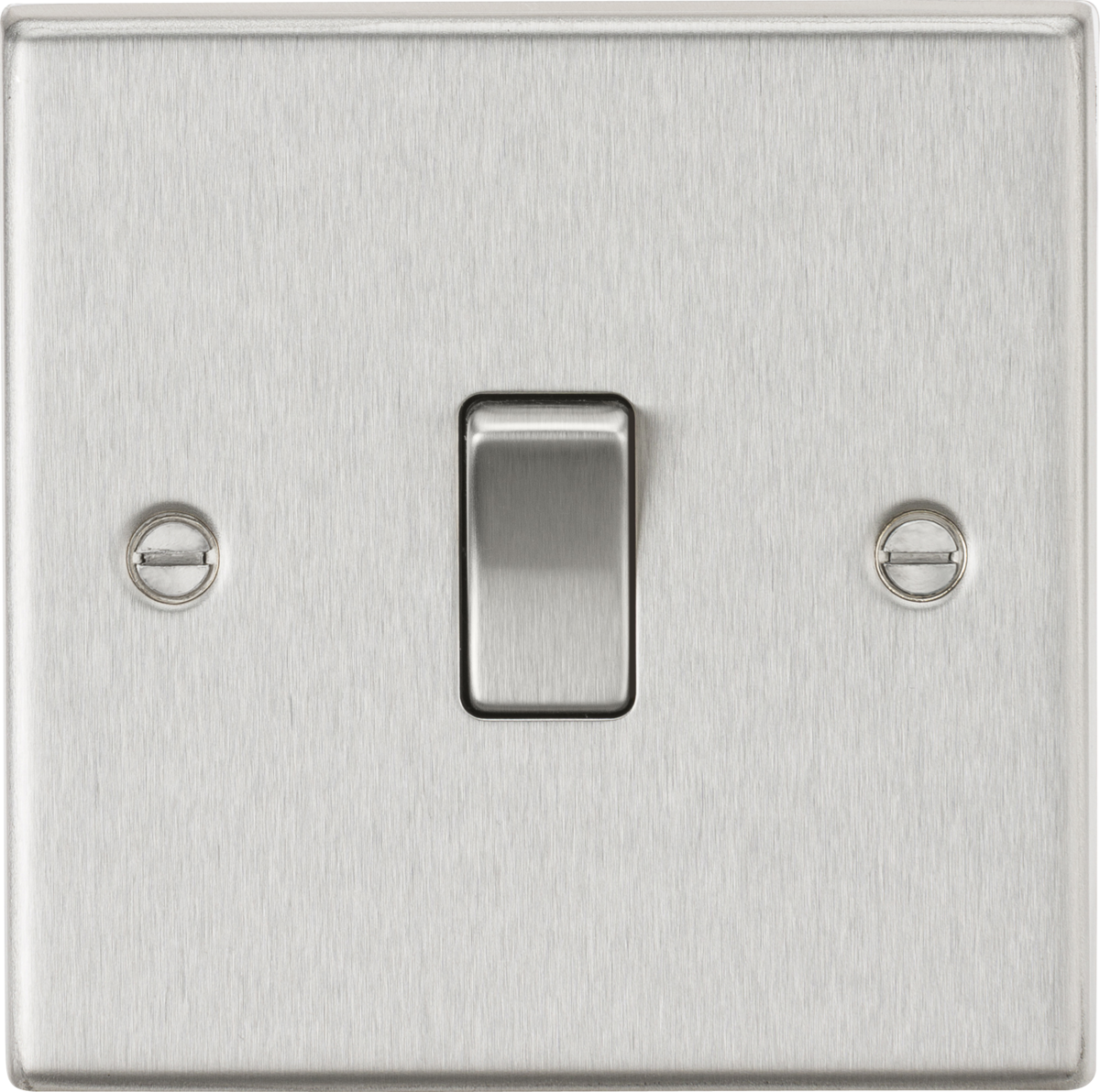 10AX Brushed Chrome Intermediate Switch - CS12BC