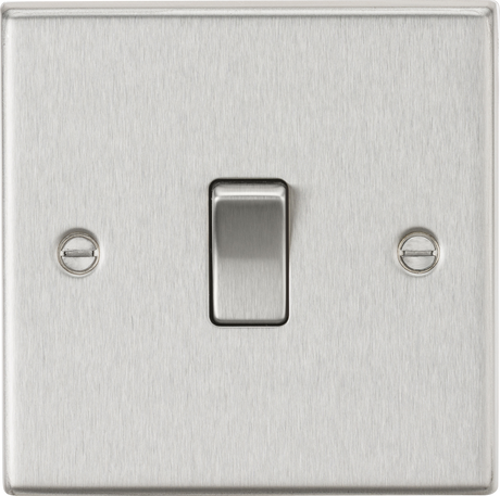10AX Brushed Chrome Intermediate Switch - CS12BC