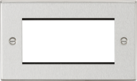 4G Modular Faceplate - Brushed Chrome