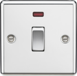 20A 1G DP Switch with Neon - Polished Chrome
