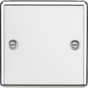 1G Blanking Plate - Polished Chrome