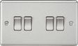 10AX 4G 2-way Switch - Brushed Chrome