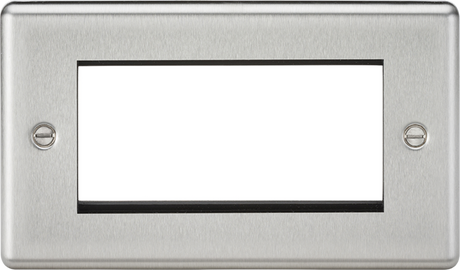 4G Modular Faceplate - Brushed Chrome