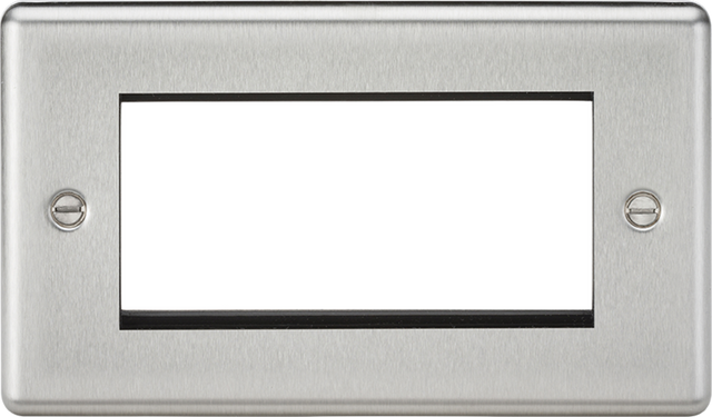 4G Modular Faceplate - Brushed Chrome
