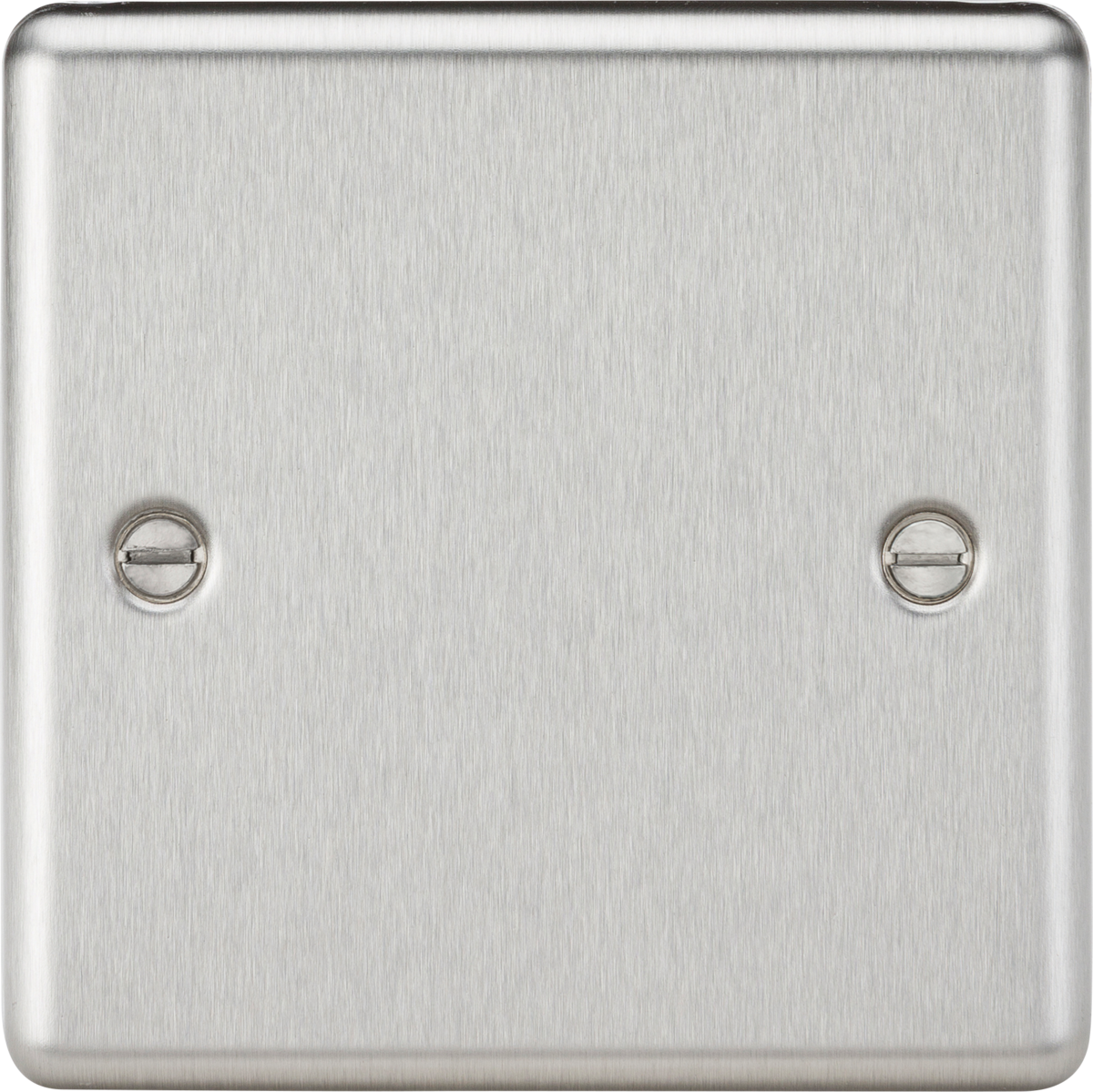 1G Blanking Plate - Brushed Chrome