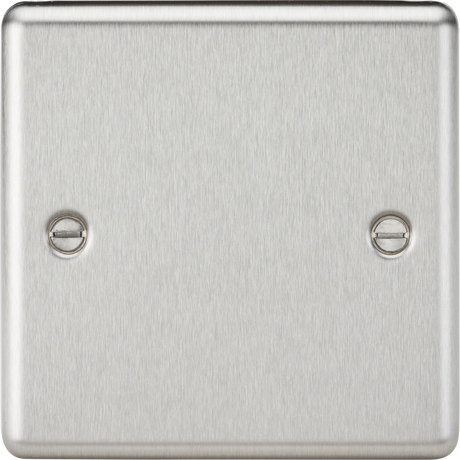 1G Blanking Plate - Brushed Chrome