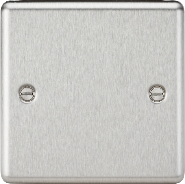 1G Blanking Plate - Brushed Chrome