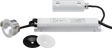 230V IP20 3W LED Emergency Downlight - Polycarbonate Body