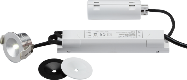 230V IP20 3W LED Emergency Downlight - Polycarbonate Body
