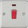 ML Accessories 45A DP Switch with Neon - Brushed Chrome