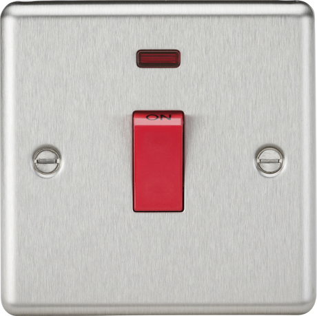 ML Accessories 45A DP Switch with Neon - Brushed Chrome