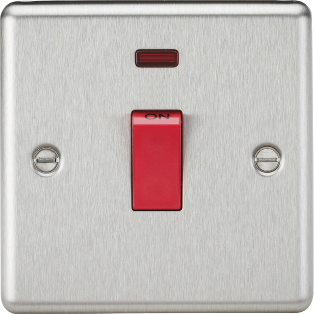 ML Accessories 45A DP Switch with Neon - Brushed Chrome