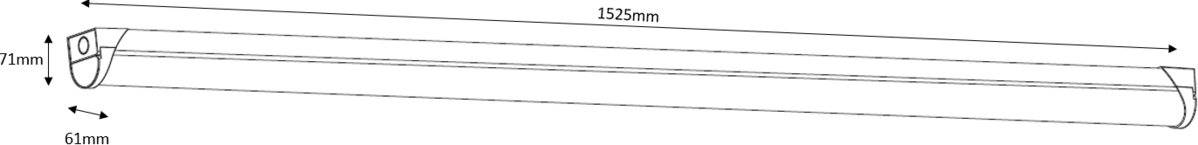 LED Ultra High Lumen Batten - Image 2