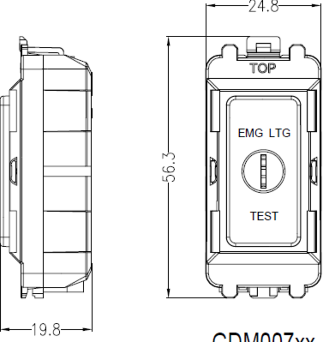 20AX 2 Way SP Key Module Image