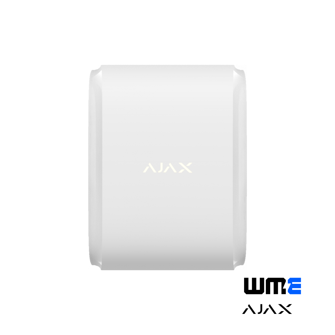 AJAX: ITM000875, Wireless Outdoor Bidirectional Curtain Motion Detector, White, DualCurtain Outdoor