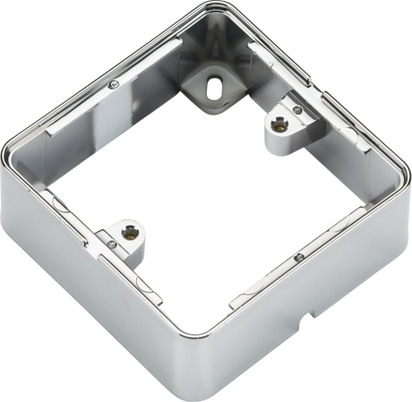 1G Surface Box - Polished Chrome Effect