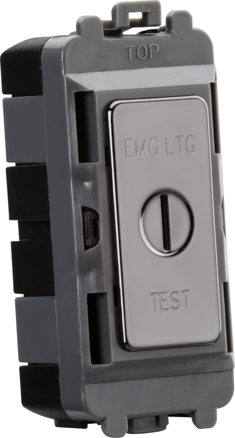 20AX DP Key Module (Marked EMG LTG TEST) - Black Nickel
