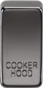 Switch Cover Marked COOKER HOOD - Black Nickel GDCOOKBN