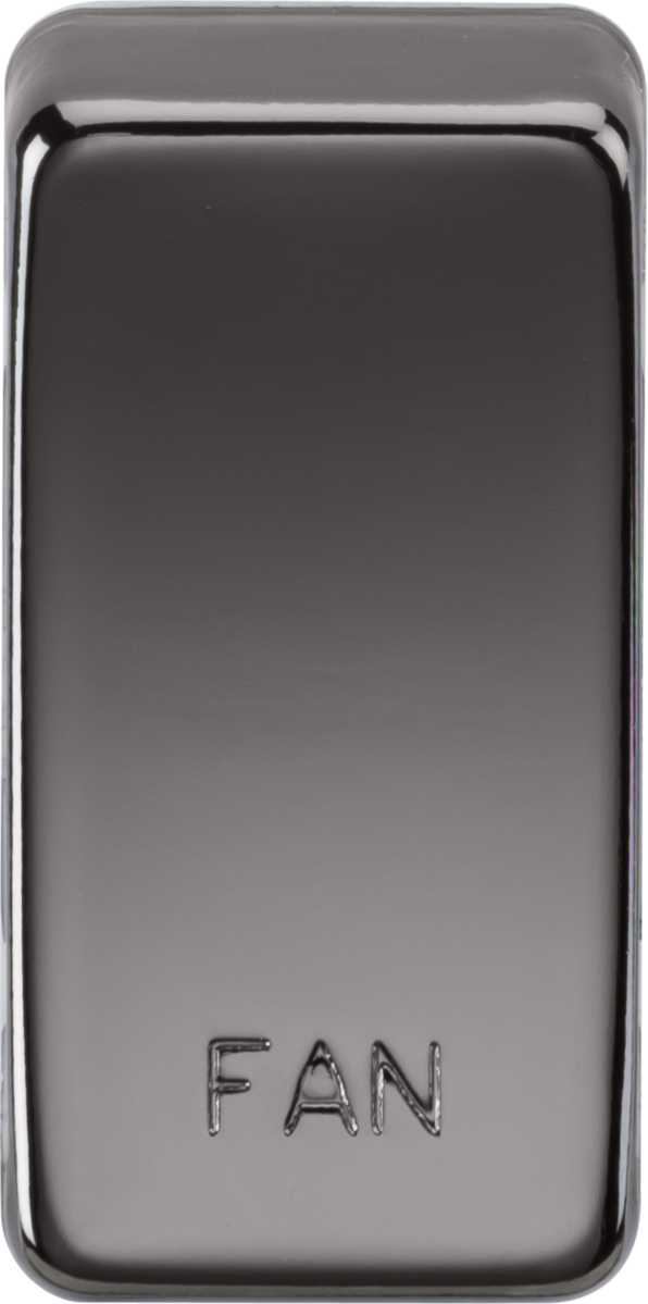 Switch Cover marked 'FAN' in Black Nickel - ML Accessories