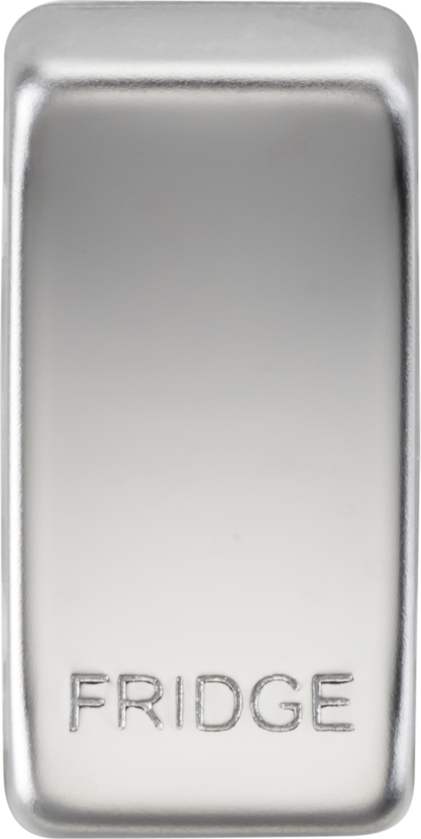 Switch Cover marked FRIDGE in polished chrome finish