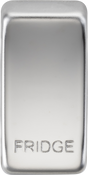 Switch Cover marked FRIDGE in polished chrome finish