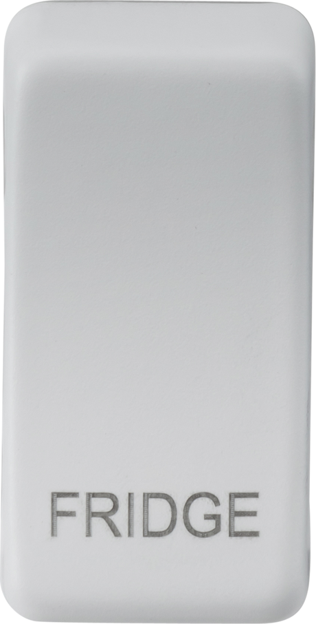 Switch Cover 'Marked FRIDGE' - Matt White