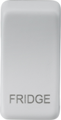 Switch Cover 'Marked FRIDGE' - Matt White