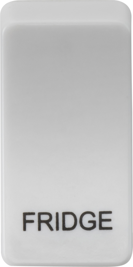 Switch Cover Marked FRIDGE - White