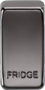 Switch Cover Marked FRIDGE - Black Nickel by ML Accessories
