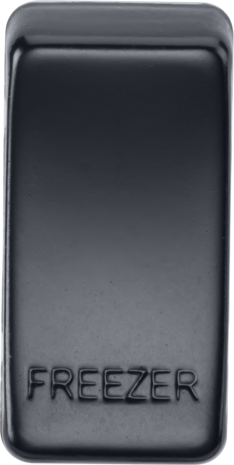 Switch Cover Marked FREEZER - Matt Black