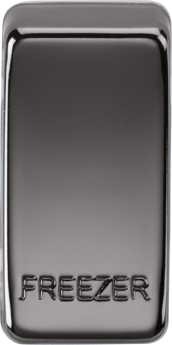 Switch Cover 'Marked FREEZER' - Black Nickel
