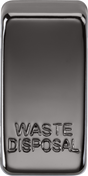 ML Accessories GDWASTEBN Switch Cover - Black Nickel