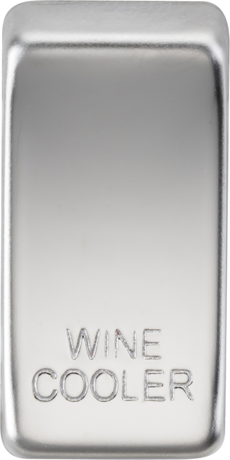 Switch Cover Marked WINE COOLER in Polished Chrome