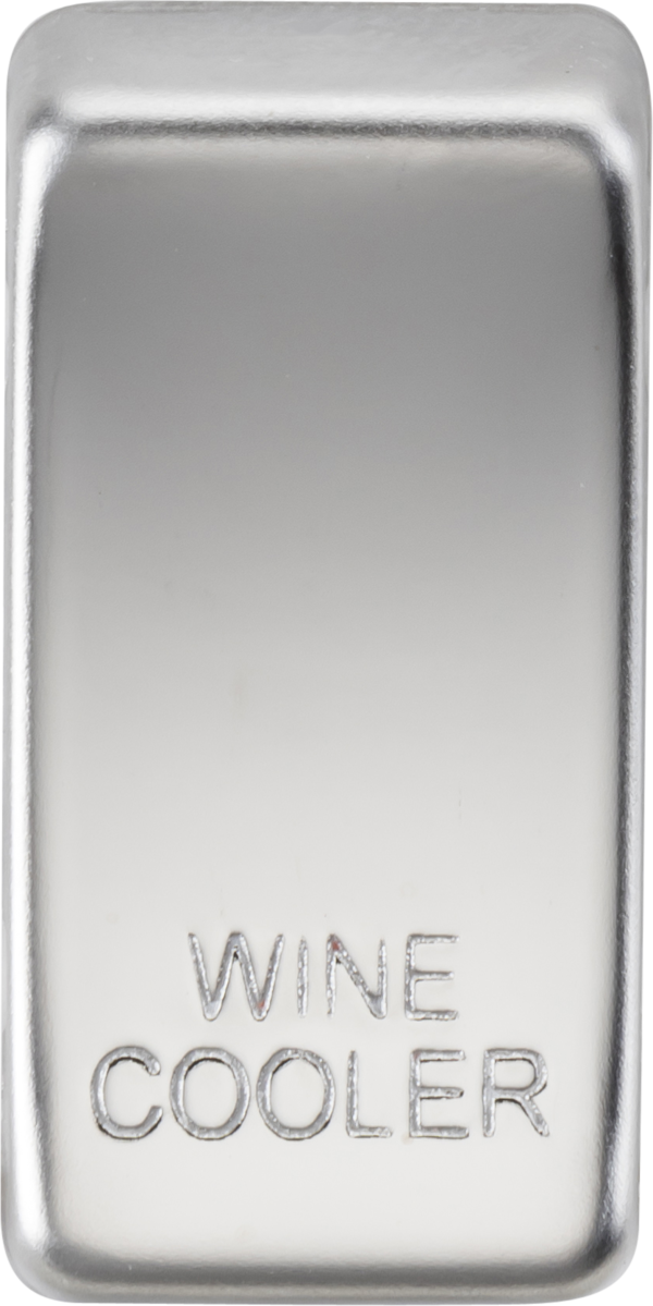 Switch Cover Marked WINE COOLER in Polished Chrome