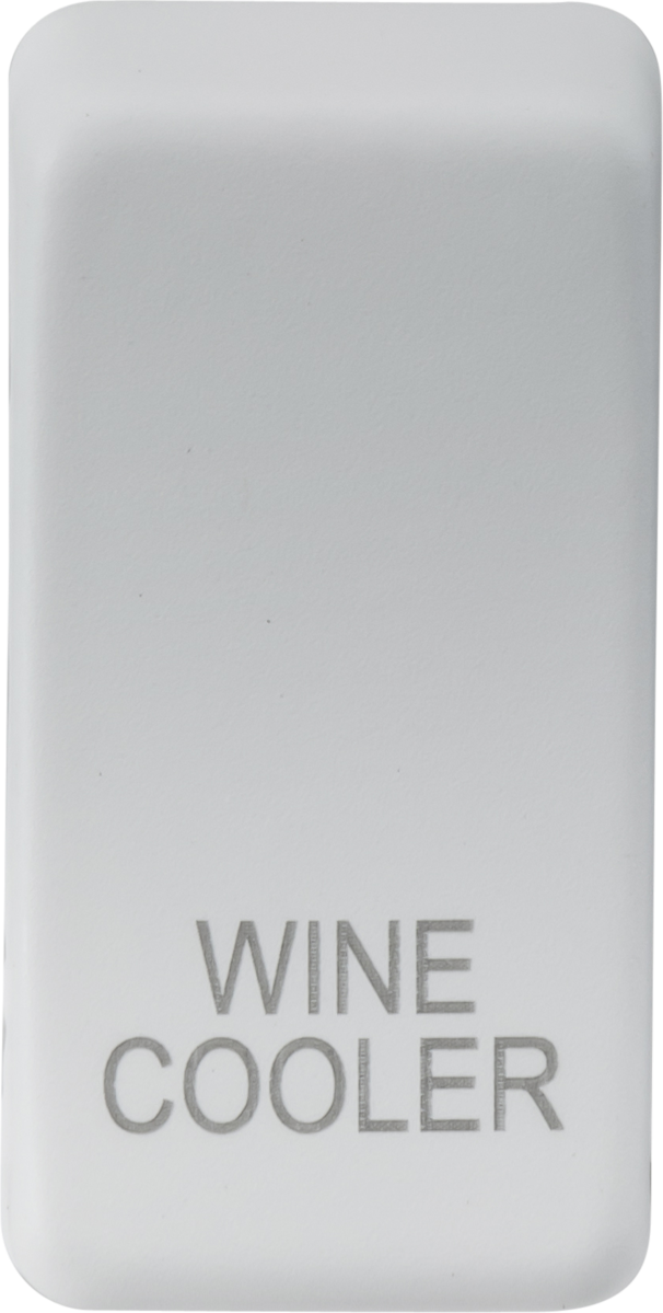 ML Accessories Switch Cover Marked WINE COOLER in Matt White