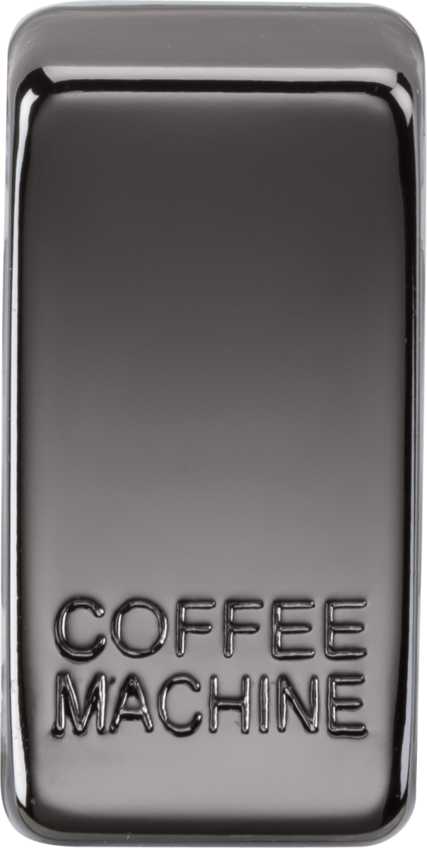 ML Accessories GDCOFFBN Switch Cover 'Marked COFFEE MACHINE' in Black Nickel