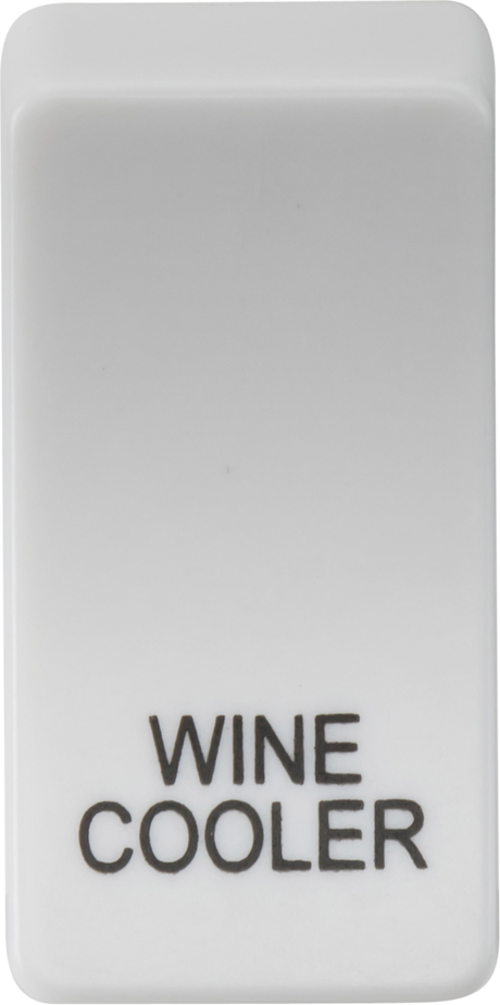Switch Cover marked WINE COOLER - White