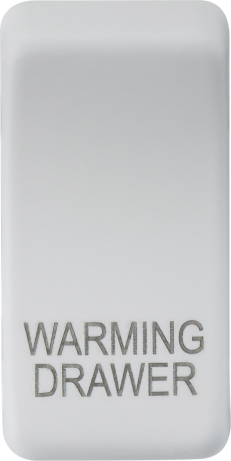 ML Accessories GDWARMMW Matt White Warming Drawer Switch Cover