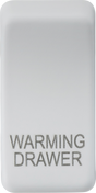 ML Accessories GDWARMMW Matt White Warming Drawer Switch Cover