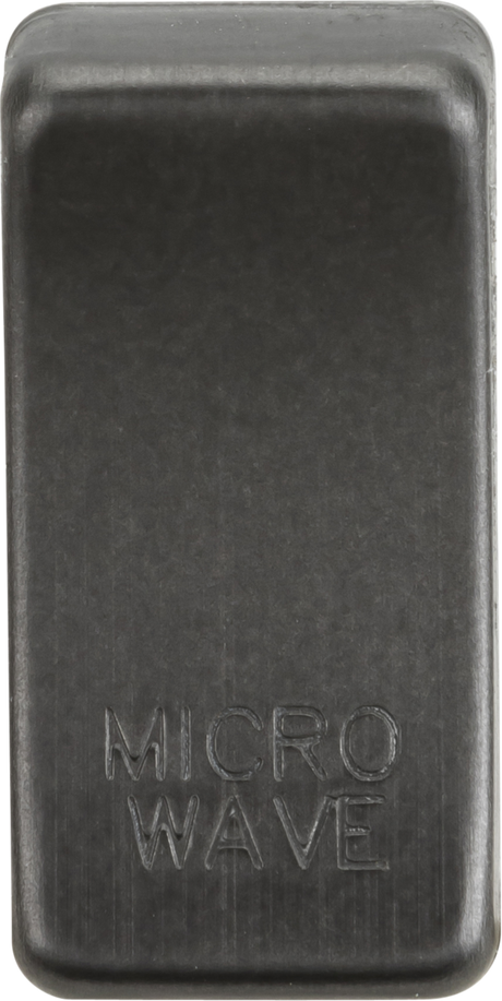 Switch Cover 'Marked MICROWAVE' - Smoked Bronze