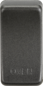 Switch Cover Marked OVEN - Smoked Bronze