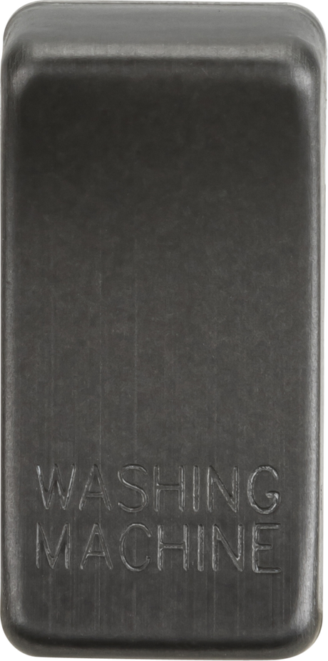 ML Accessories Switch Cover Marked WASHING MACHINE - Smoked Bronze