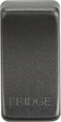 Switch Cover "Marked FRIDGE" - Smoked Bronze