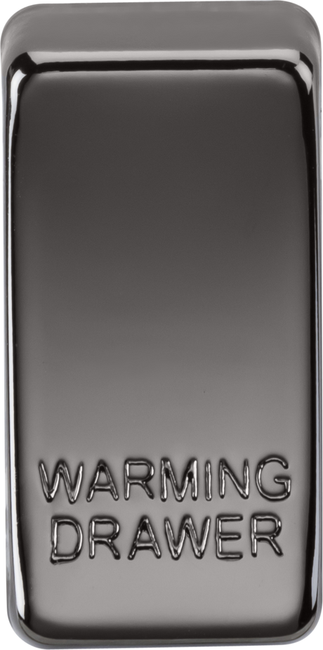 ML Accessories Switch Cover WARMING DRAWER Black Nickel