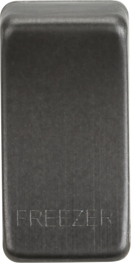 Switch cover marked FREEZER - Smoked Bronze